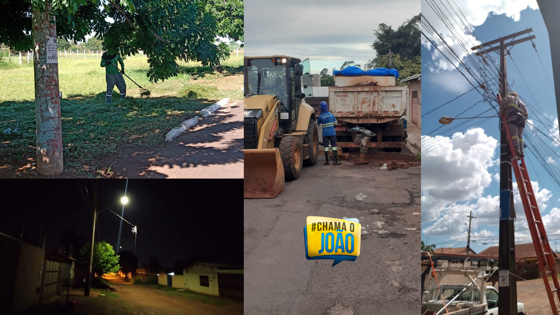 You are currently viewing Chama o João: Aero Rancho, Conjunto União, Jardim das Cerejeiras e Santo Amaro são atendidos com melhorias