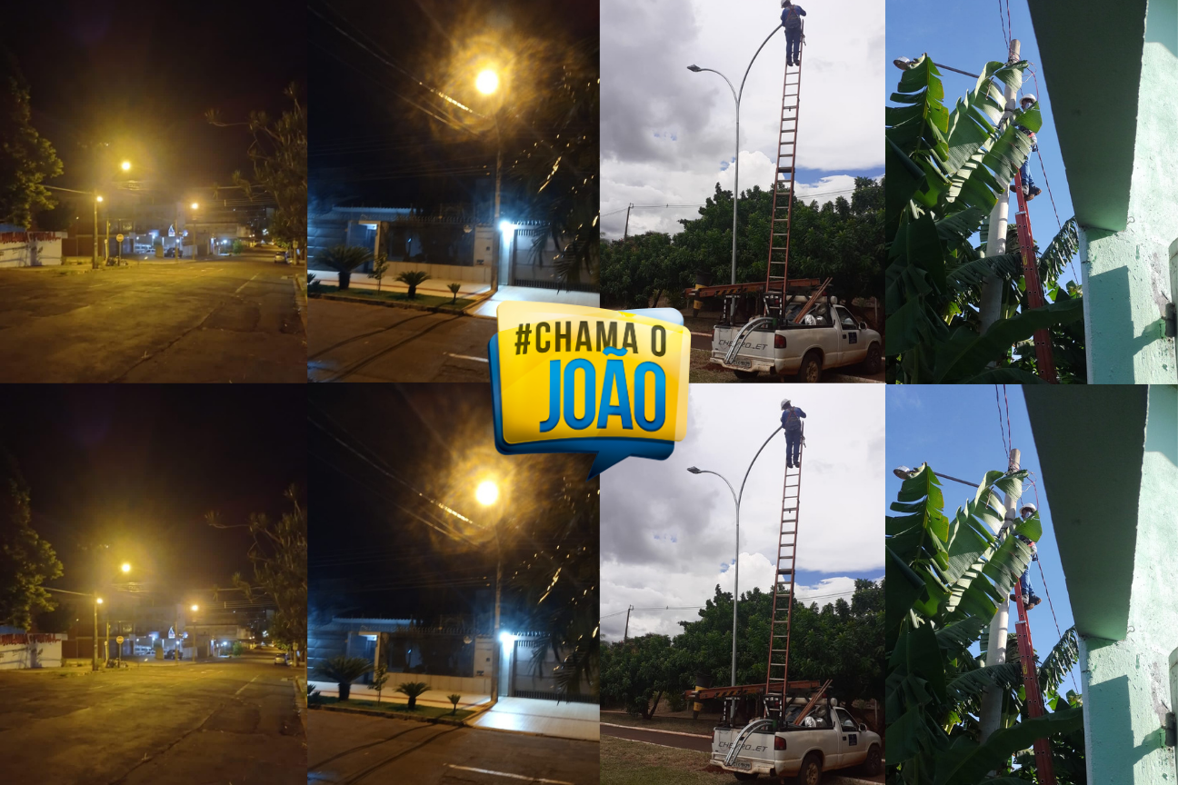 Read more about the article Chama o João: pedidos de iluminação são atendidos nos bairros Amambai, Chácara Cachoeira, Vila Almeida e Vila Morumbi