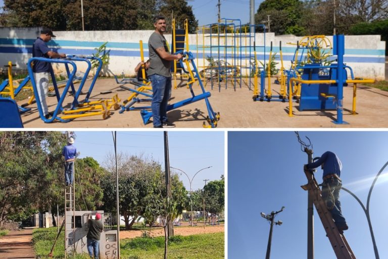 Read more about the article Trabalho do vereador João César Mattogrosso leva academia ao ar livre e iluminação a áreas públicas do Jardim Azaleia e Parque dos Laranjais