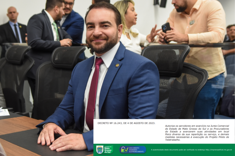 Read more about the article Teletrabalho: deputado João César Mattogrosso destaca projeto piloto do Governo MS